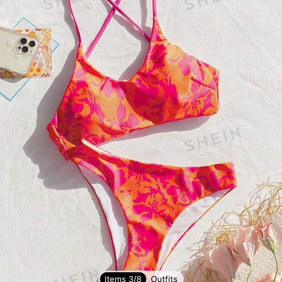 🪸 NWT SHEIN Tropical Bikini 🪸 - Picture 4 of 10